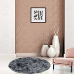 Circle Round Shaggy Rug - CASA LUNA