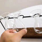 Glass vases for dining tables and interior decoration