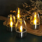 LED Solar Candles Light Flameless