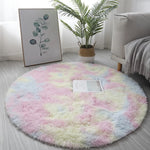Circle Round Shaggy Rug - CASA LUNA