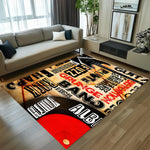 Vintage Rock Guitar Carpet - CASA LUNA