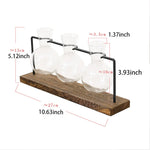 Glass vases for dining tables and interior decoration